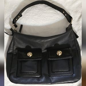Kate Spade Large Black Leather Shoulder Bag PXRU 1308 D150